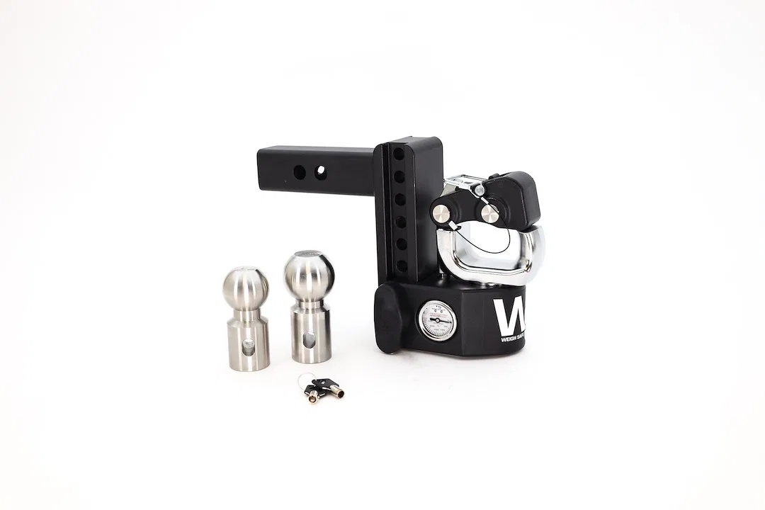 SWS6-3-PATB – WEIGH SAFE Pintle Hook, Fits 3 Inch Receiver 6 Inch Drop 22000 Pound Gross Trailer Weight Capacity With...